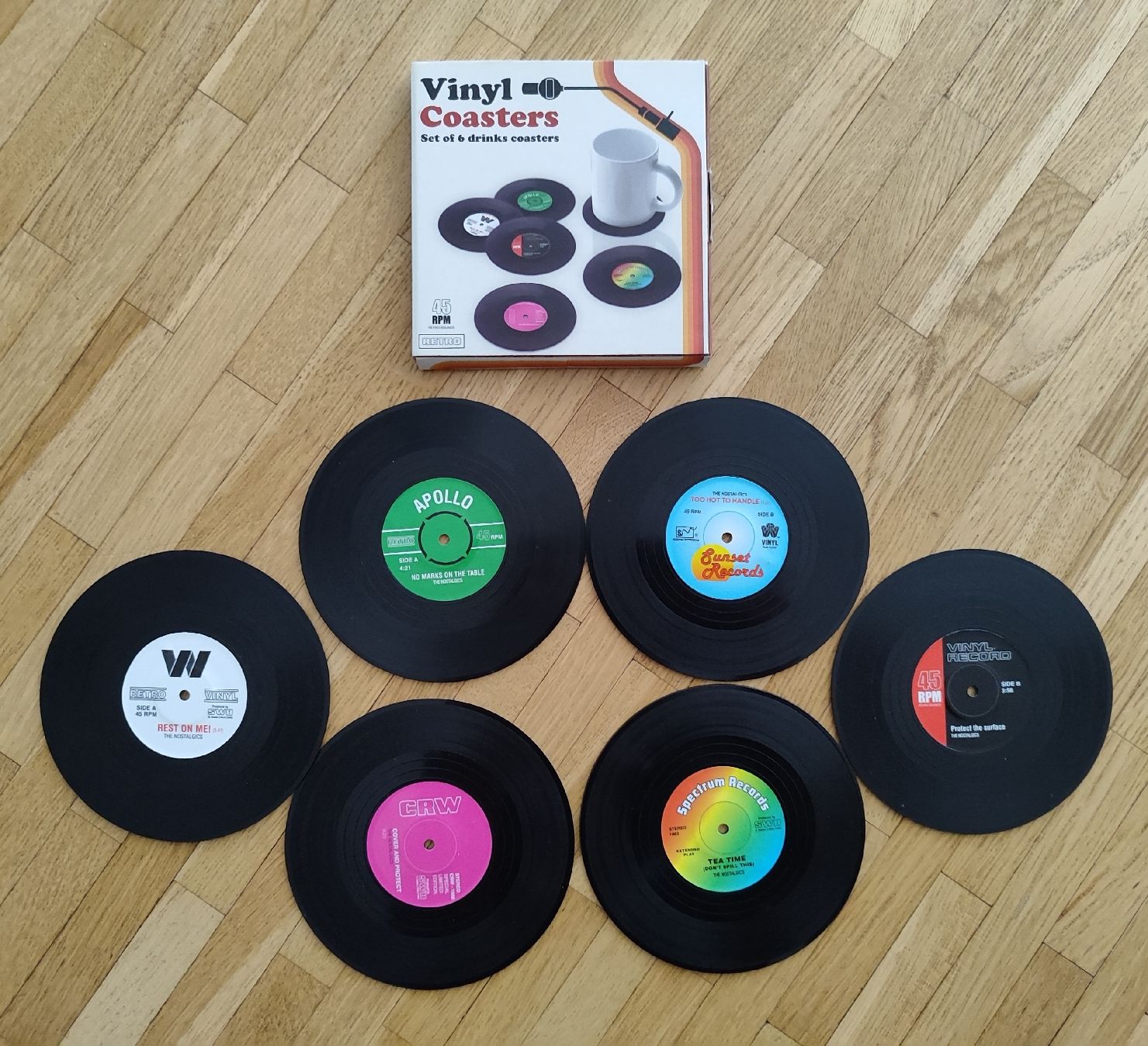Untersetzer: Sous-verres vinyles – Gebraucht aus Ursy von Sebastien-85