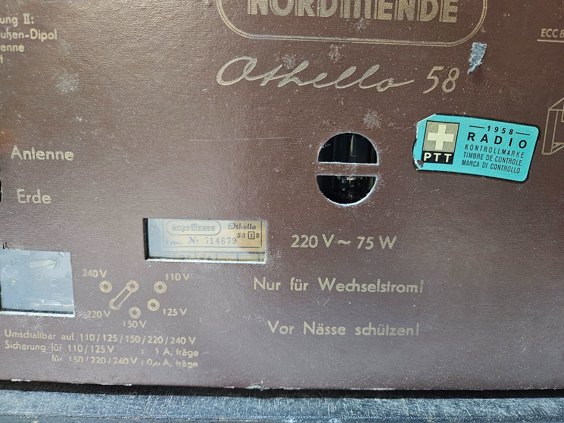 Radios: Radio Oldtimer Nord-Mende Othello – D'occasion à Bülach par Steinmaler98 8