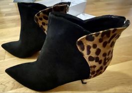 Schicke Leo-Stiefeletten mit Absatz, Gr. 41