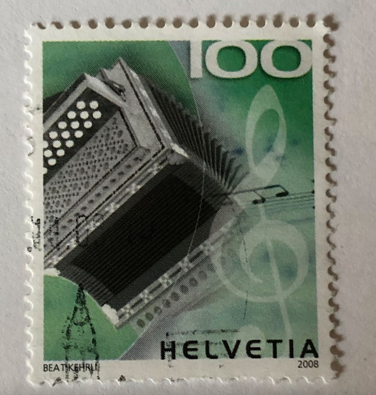 Tutti i francobolli: Nr.1268 Volksmusik GESTEMPELT 2008    – Usato da Aarau venduto da Billa007