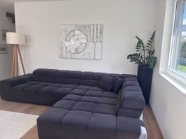 Polstergruppe anthrazit Stoffbezug