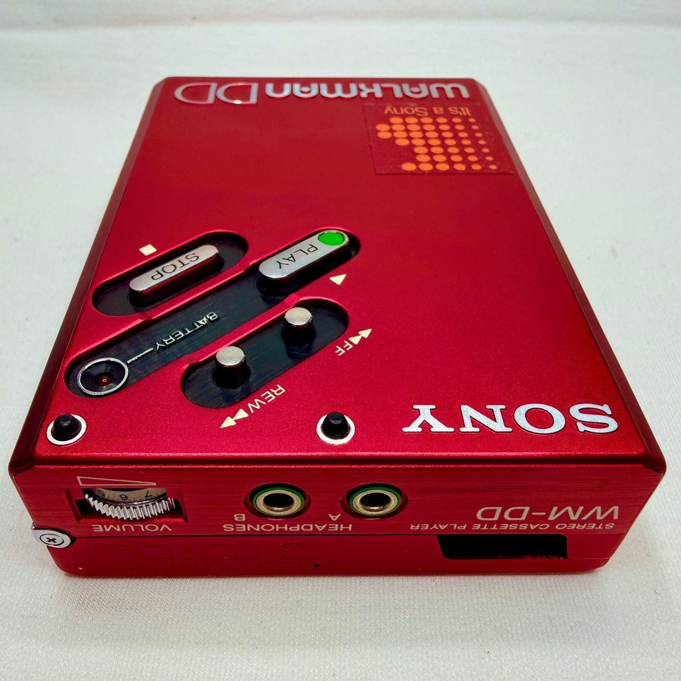 Sony Tragbarer Mediaplayer: Sony Walkman WM-DD rot #288 – Gebraucht aus Vorderthal von WalkmanClinic 4