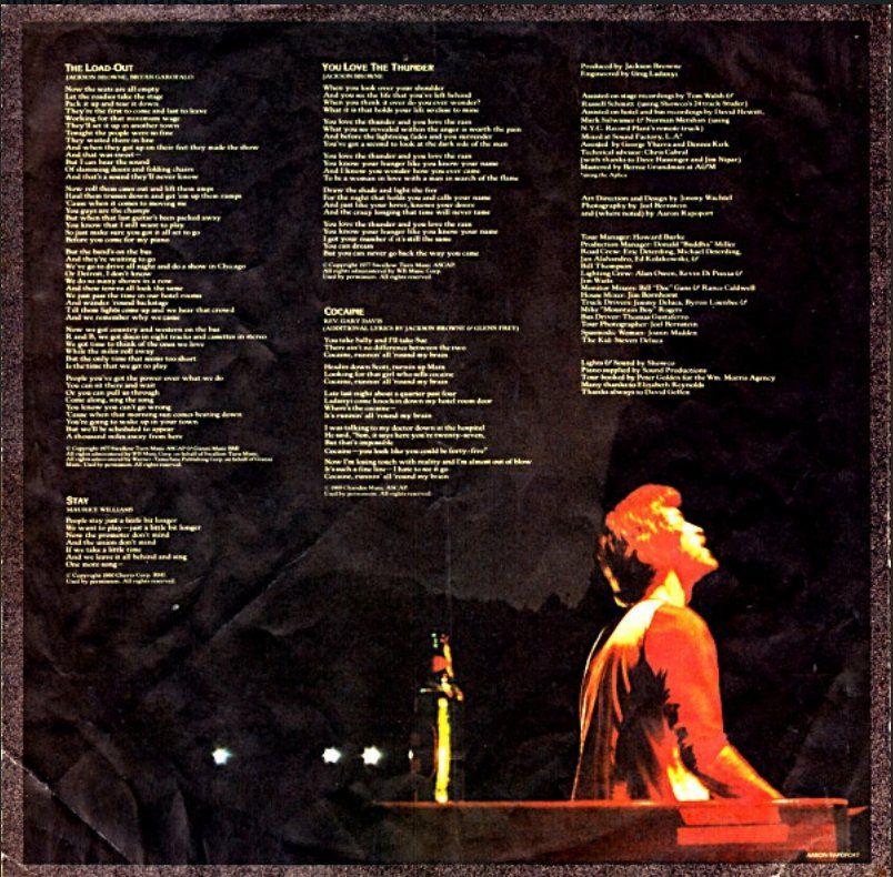 Dischi in vinile: Jackson Browne – Running On Empty / LP / 1977 – Usato da Zürich venduto da LustForLive 2