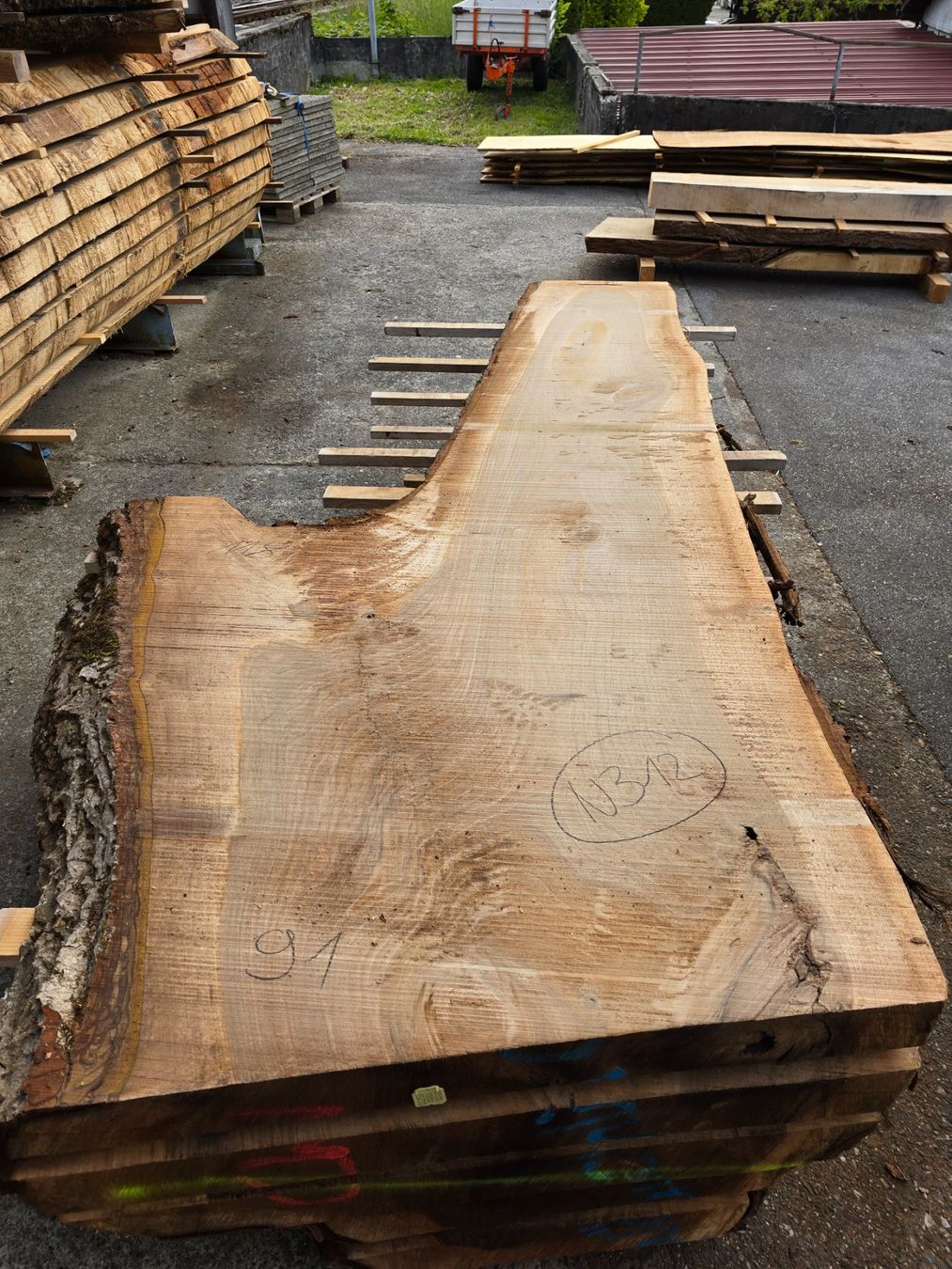 Holzartikel: Nussbaumbrett XXL Gabel – Neu (gemäss Beschreibung) aus Ramsei von Waelchris 4