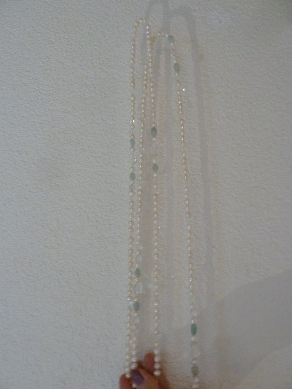 Catenine: Schmuck Perlen Kette Aquamarin,  Perlen, Bergkristall – Nuovo (secondo la descrizione) da Meiringen venduto da Lifestyle55 9