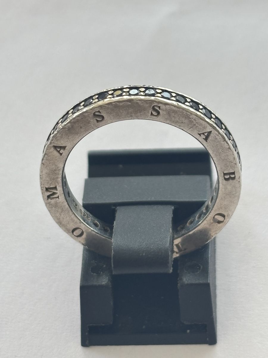 Thomas Sabo Anelli: Thomas Sabo Ring mit schwarzen Steinen Silber925 – Usato da Langnau am Albis venduto da flusspflege 2
