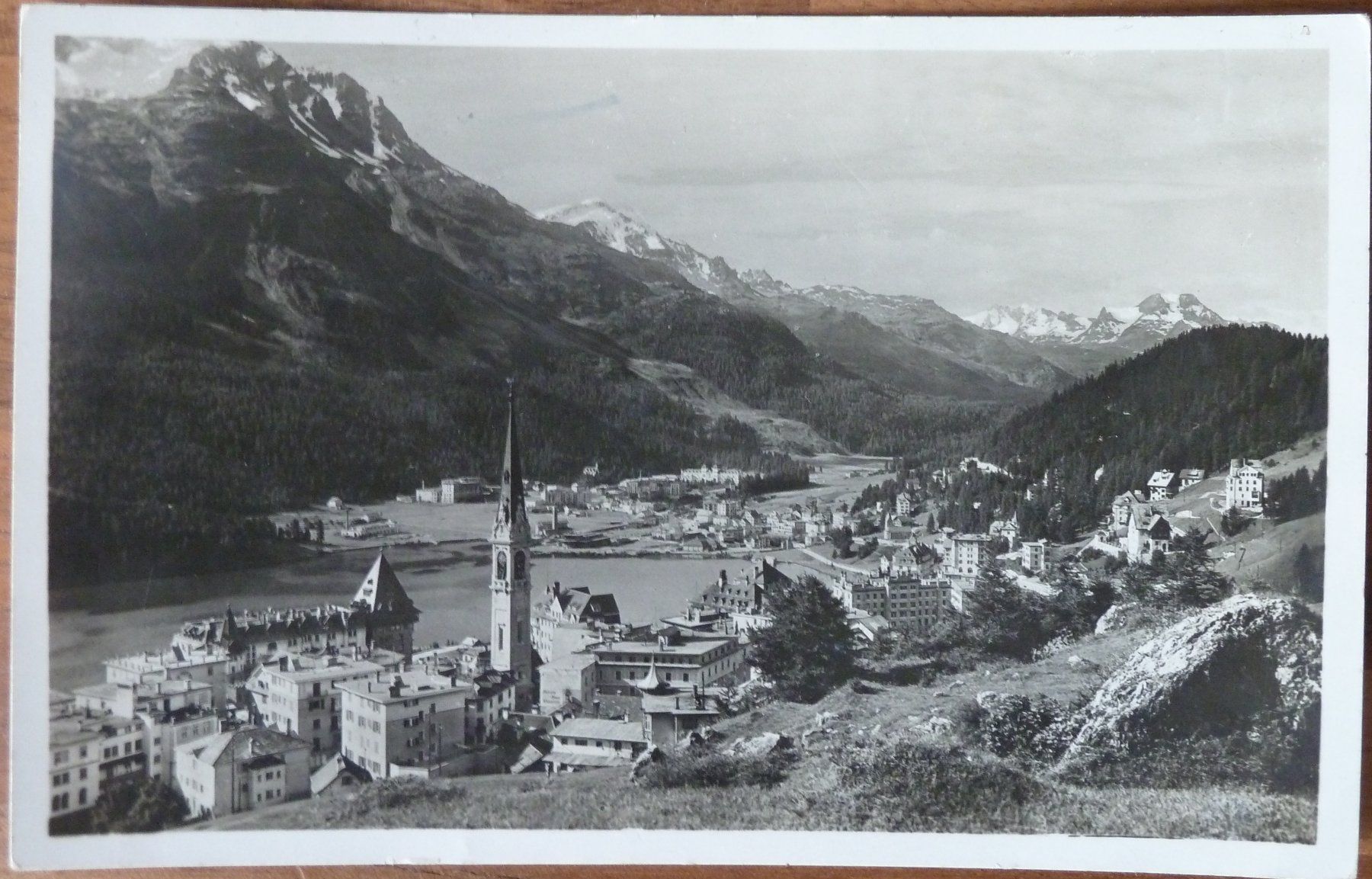 Cartoline postali: Ansichtskarte St.Moritz Bad und Dorf – Usato da Kreuzlingen venduto da maj_bj2y