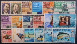 Virgin Islands British Kolonien Lot mit schönen Werten IV