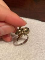 verstellbarer Ring mit Hasenmotiv