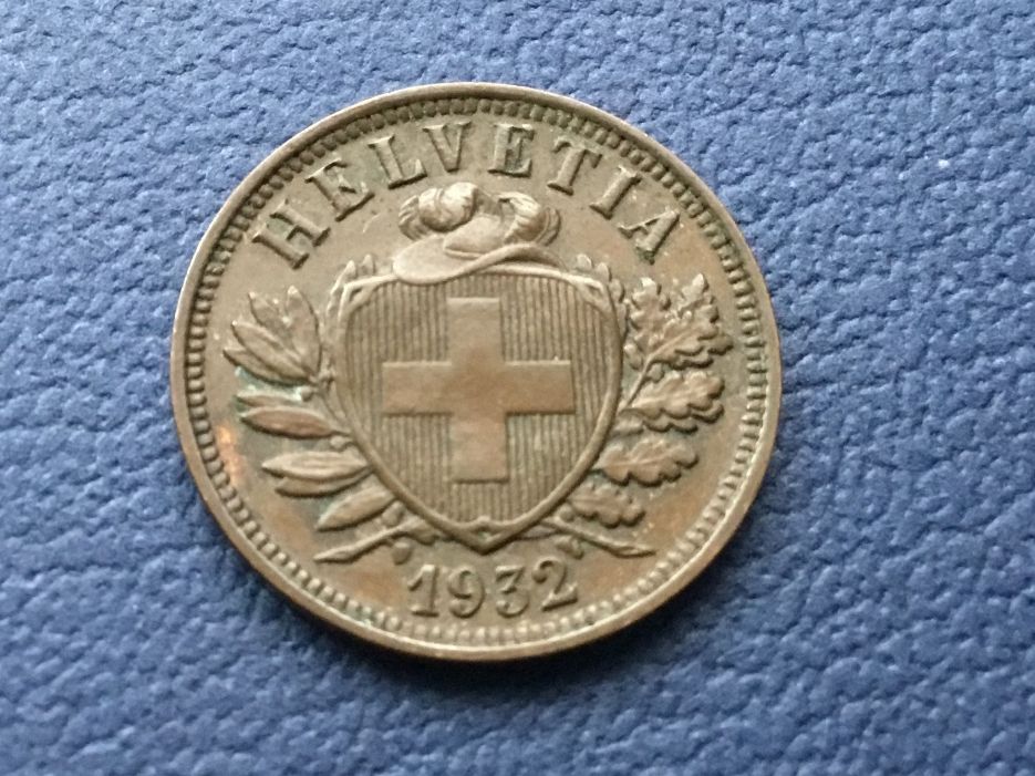 Tutti le monete: 2 Rappen 1932  VZ ++ – Nuovo (secondo la descrizione) da St. Margrethen SG venduto da alfapeugeot10
