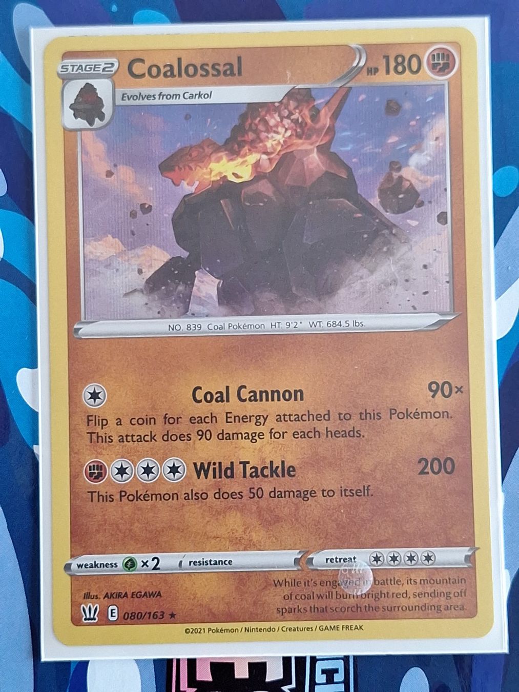 Pokémon Sammelbilder & Trading cards: Coalossal - Holo #Ord18 – Gebraucht aus Altstätten SG von GGsGameshop