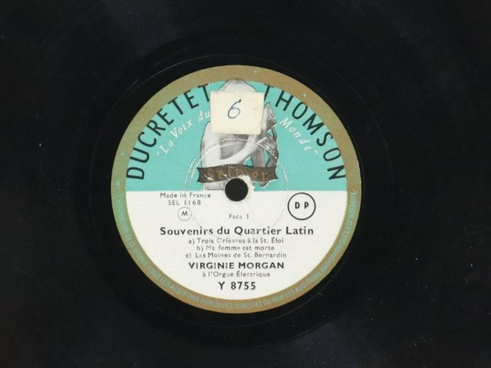 Schallplatten: Schellack Virginie Morgan Souvenirs Du Quartier Latin – Gebraucht aus Eschenbach SG von Astalavista 3
