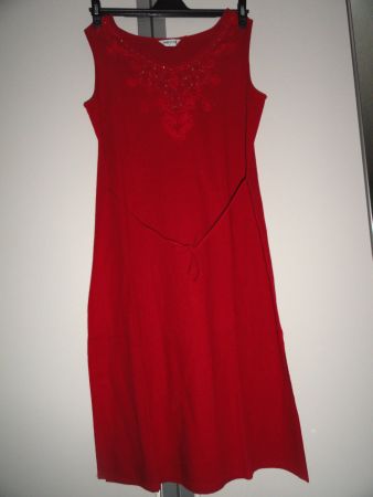 SCHÖNES LEINEN KLEID GR. L ***