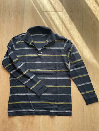 M.X.O Herren Polo-Shirt Langarm, Gr. L