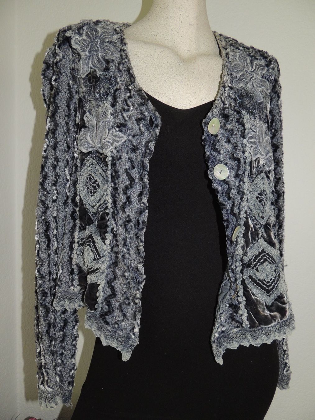 Jacken: SCHÖNE JACKE "CHRIS NEF" 100% VISCOSE BOHO-STYLE M – Neu (gemäss Beschreibung) aus Au ZH von FashionConsultant 9