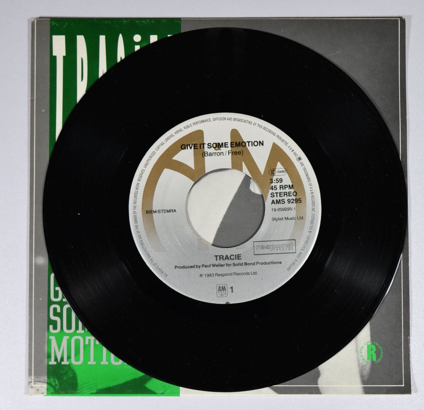 Dischi in vinile: Single: TRACIE - Give It Some Emotion – Nuovo (secondo la descrizione) da Frenkendorf venduto da Yard-Sale-2000 1