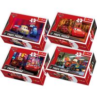 Mini-Puzzle 54tlg,  Cars, Set mit 4Stk.