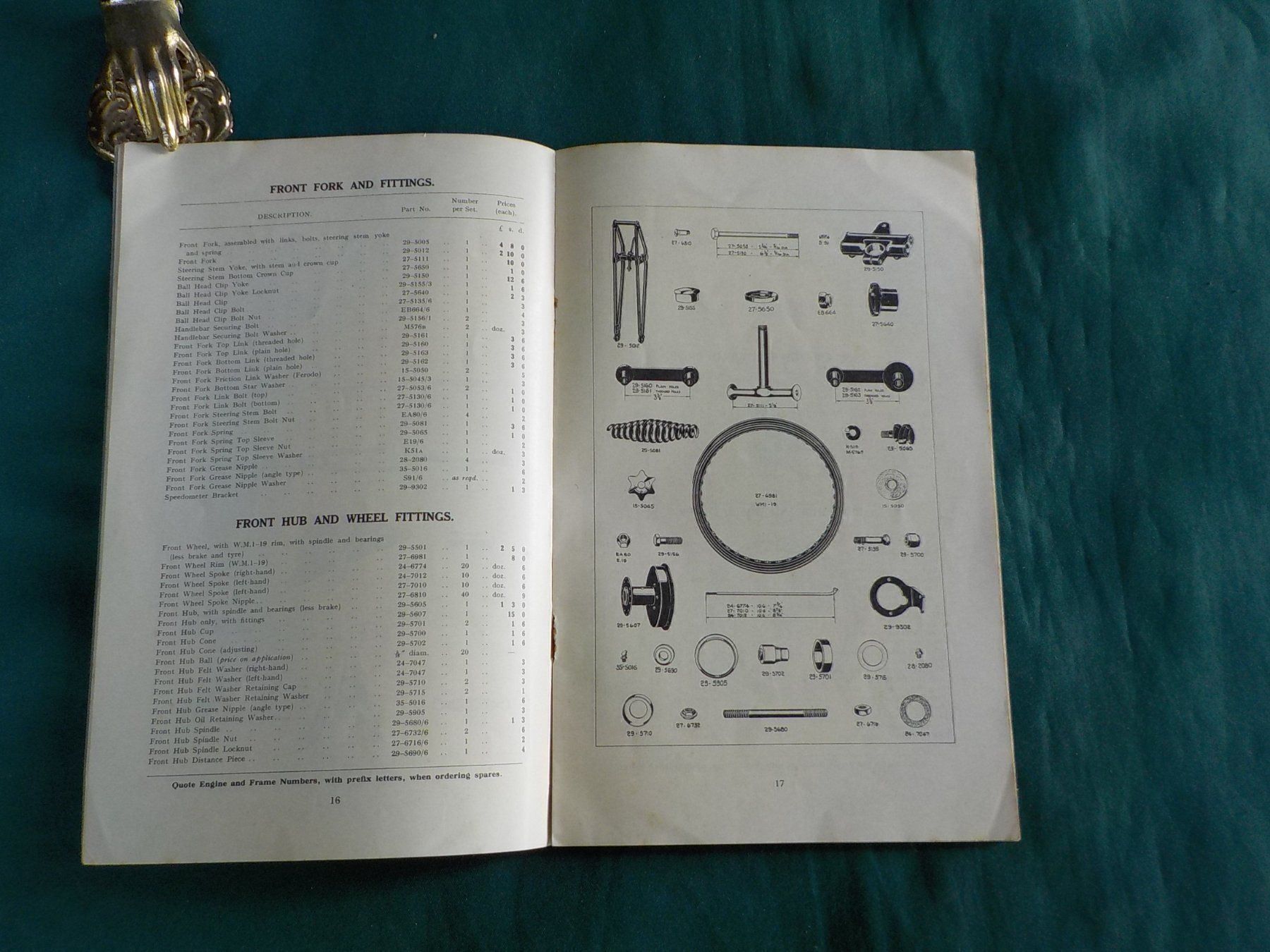 Libri: * BSA Motorräder, Ersatzteilliste, 1938 – Usato da hedingen venduto da kurattli01 4
