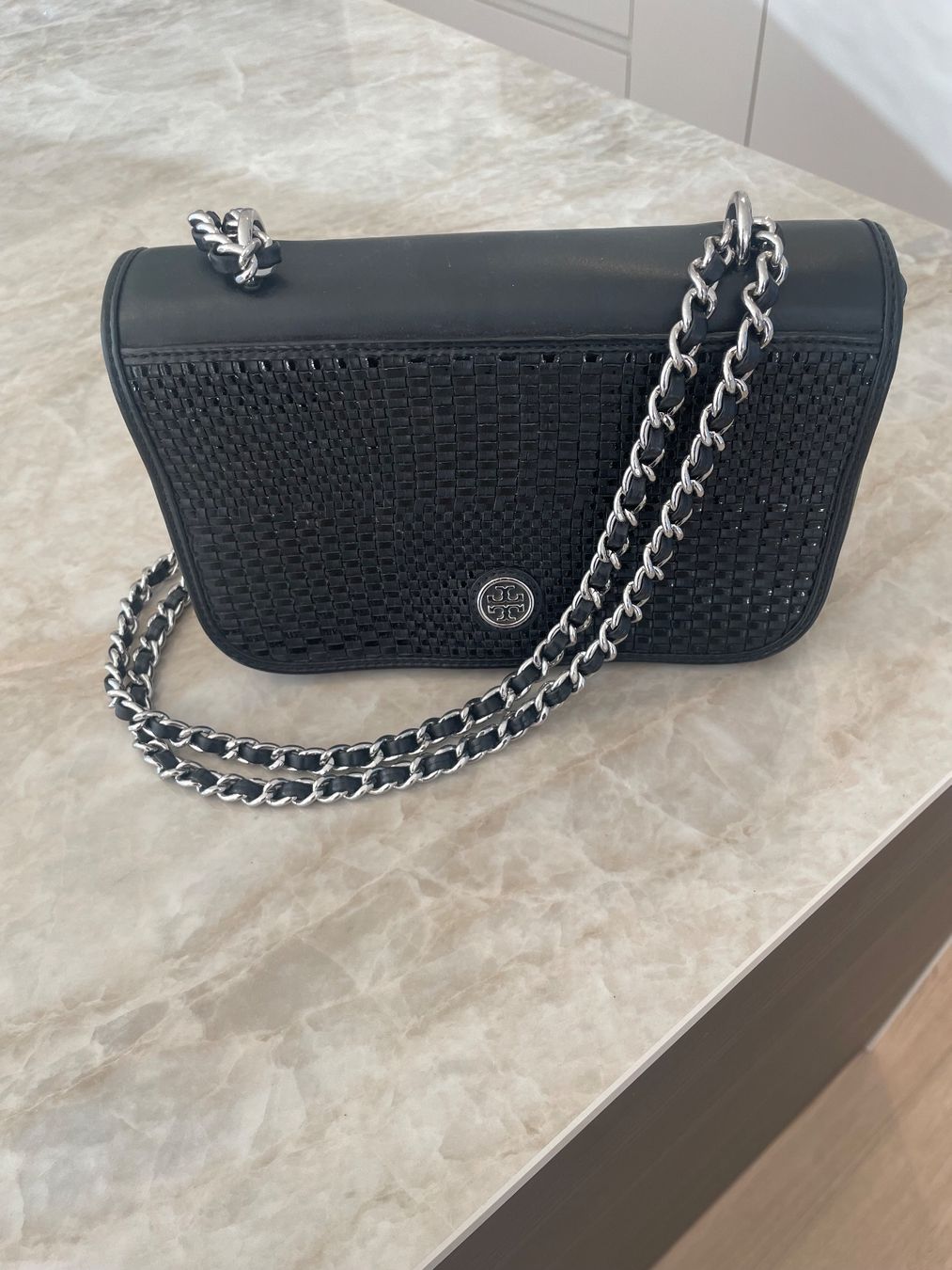 Tory Burch Borse da donna: Tory Burch Handtasche aus Kalbsleder – Usato da Bergdietikon venduto da ccpurple