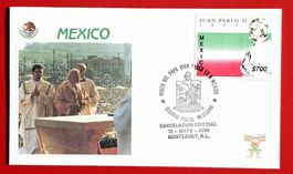 MEXIKO MEXICO VATIKAN BESUCH PAPST JOHANNES PAUL II 1990