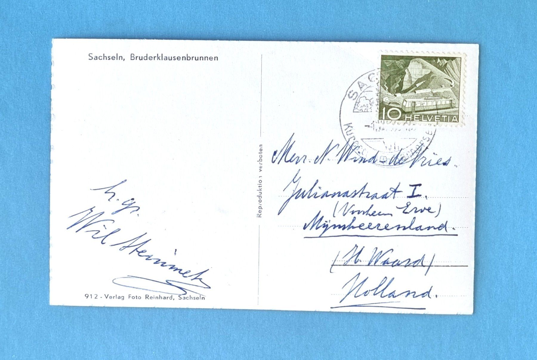 Cartoline postali: Sachseln - Bruderklausbrunnen – Usato da Rothrist venduto da RROENK 1