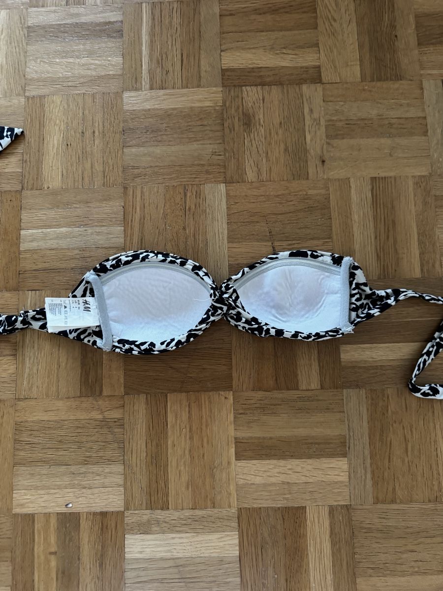 H&M Costumi da bagno & Bikini: Leopard Bikini Top, Bandeau – Usato da Zürich venduto da forestF4iry 1