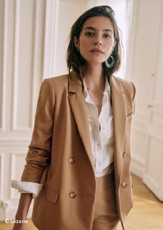 Sézane · Veste Christie · Camel