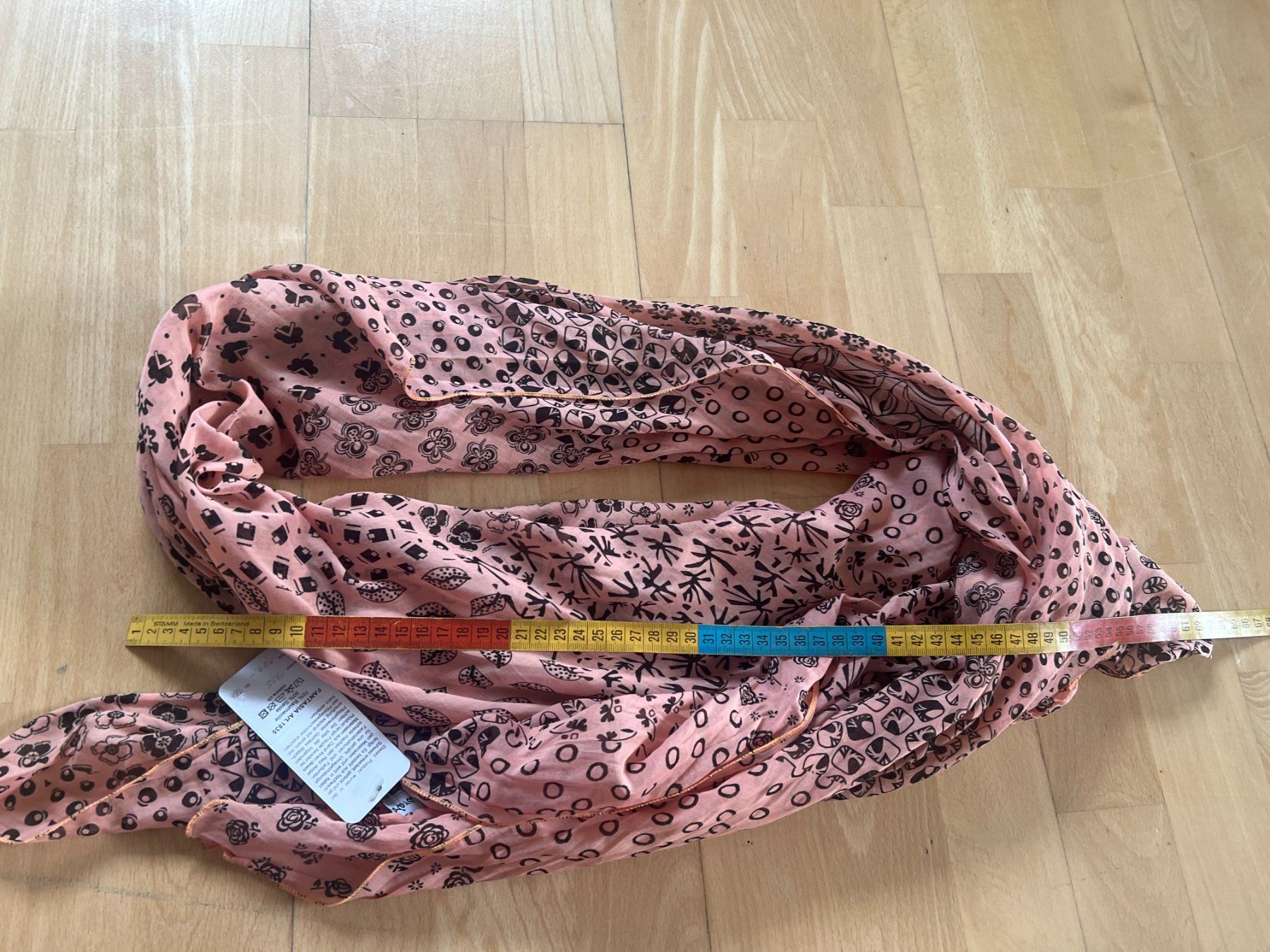 Colora Foulard & Sciarpe: Colora Schal, 30% Seide, Lachs, NEU – Nuovo e nell'imballaggio originale da Worb venduto da farben20zauber 2