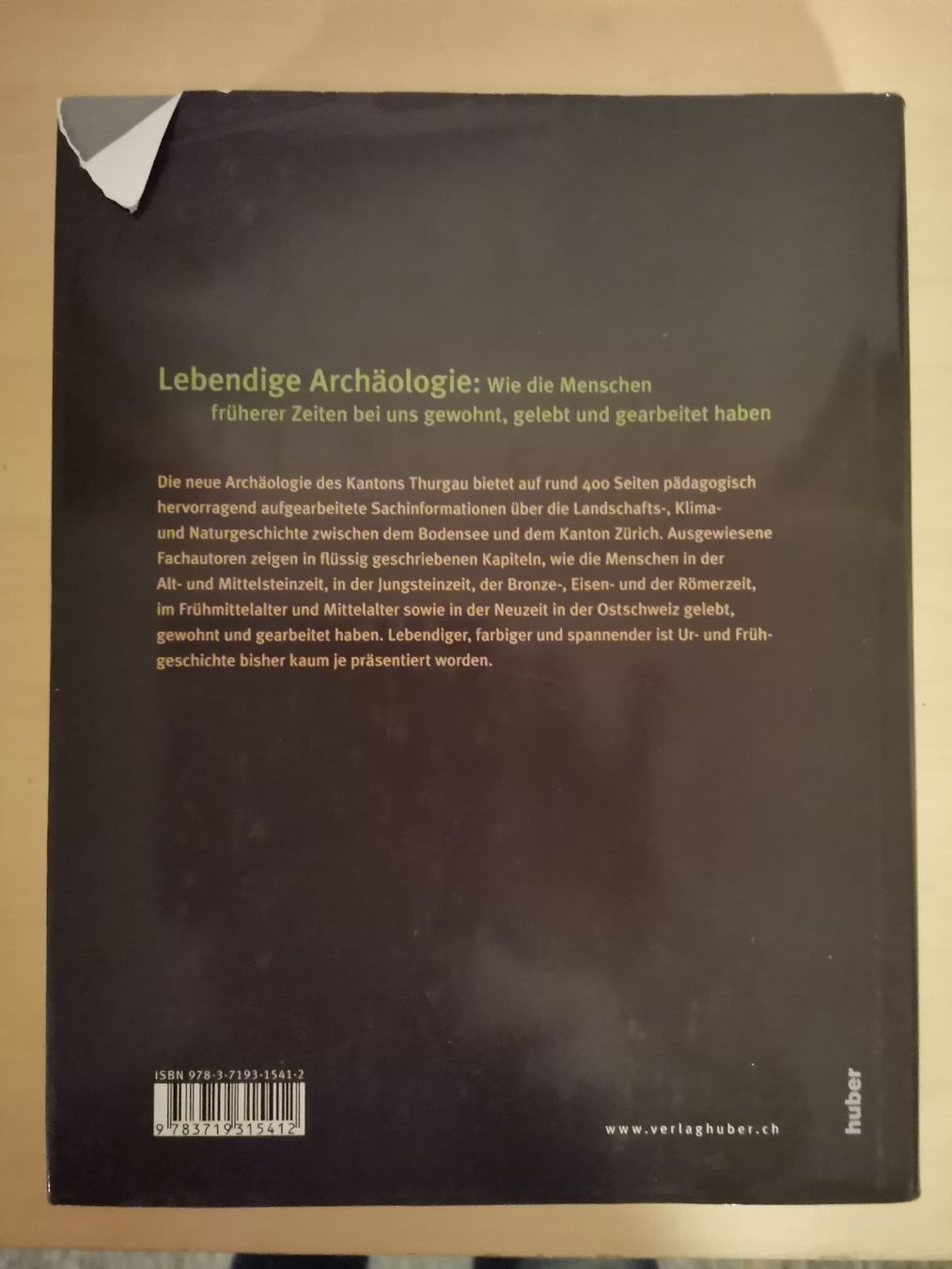 Libri: Buch: Archäologie im Thurgau – Usato da Bottighofen venduto da andax 1