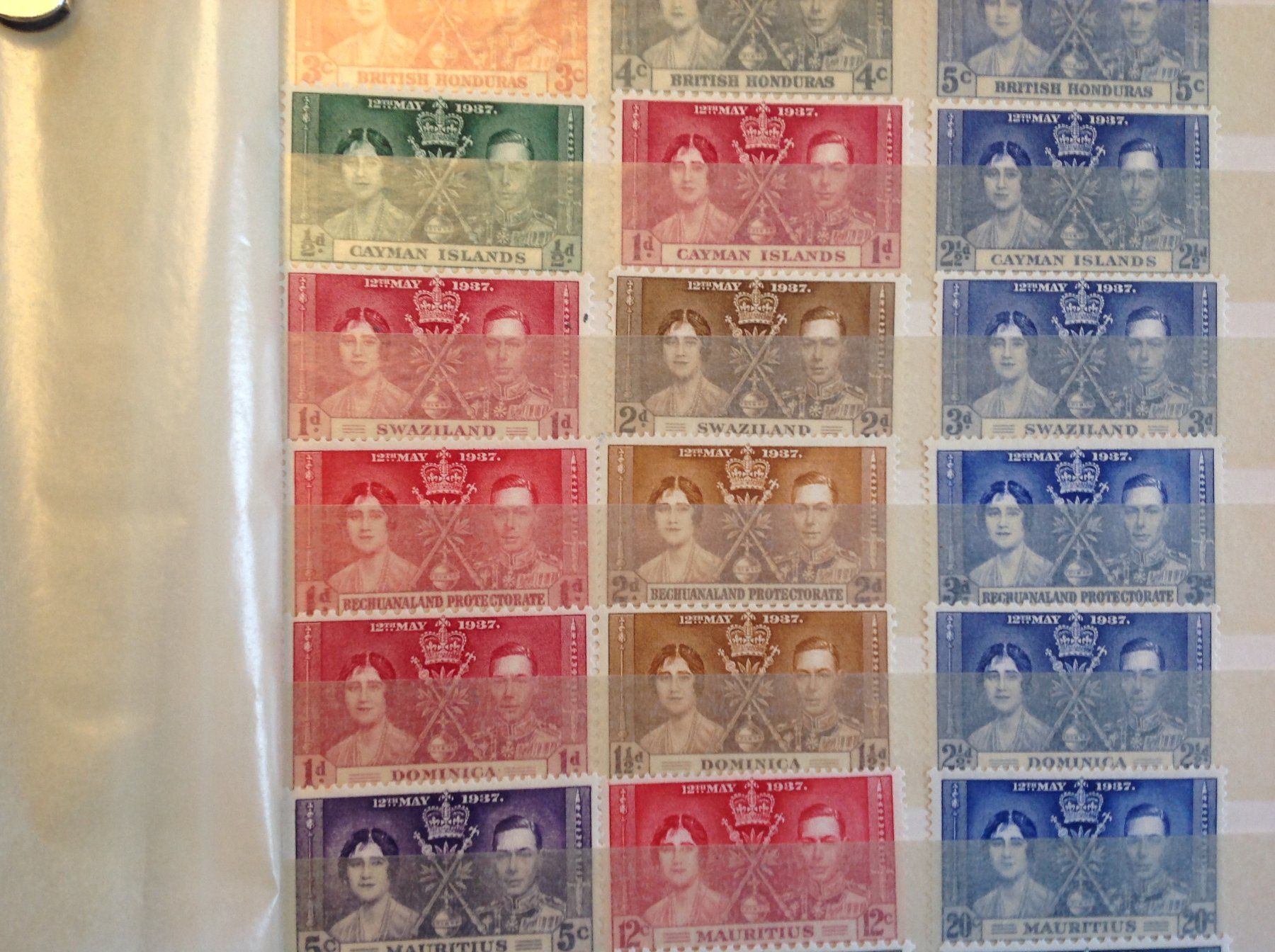 Omnibus Briefmarke - timbre 1937 King George VI Coronation (Gebraucht ...