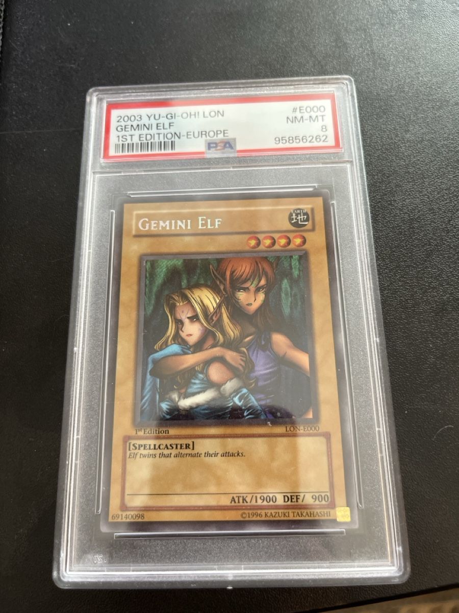 Yugioh Carte collezionabili: Gemini elf LoN 1st edition PSA 8 EU – Usato da Châtelaine venduto da Tom_l57z