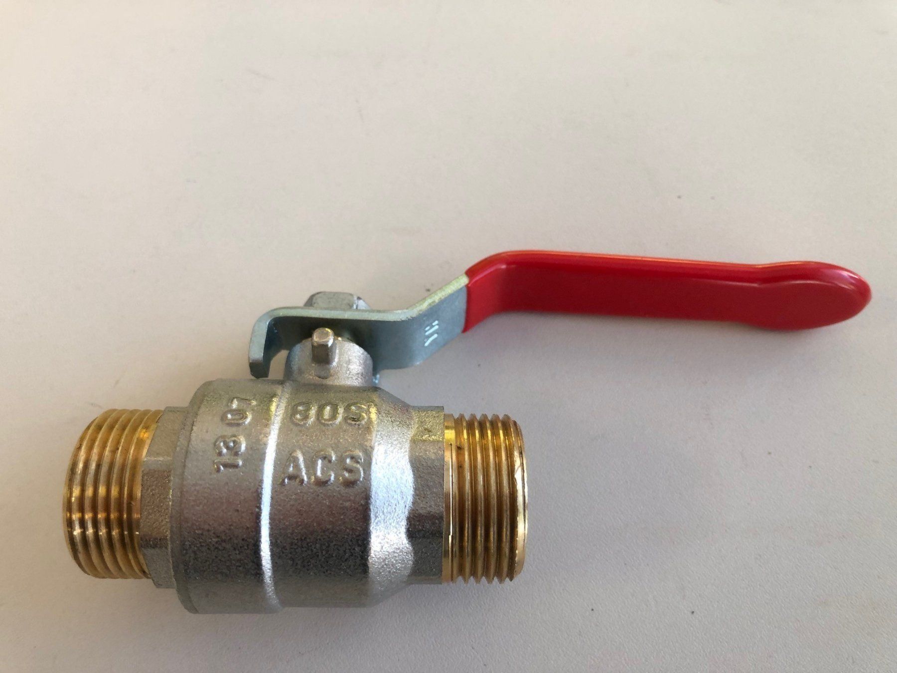 Rubinetteria: Kugelhahnen mit Hebelgriff 3/4" DN 16 ! – Nuovo (secondo la descrizione) da Brügg BE venduto da doppelrittberger 1