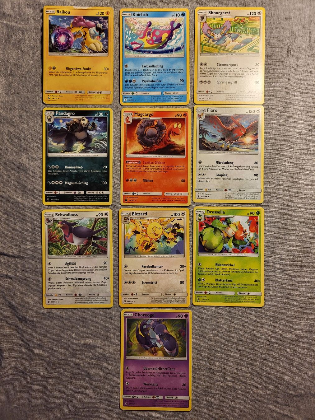 Pokémon Carte collezionabili: 10 seltene Pokemon Karten DE – Usato da Grindelwald venduto da lego9