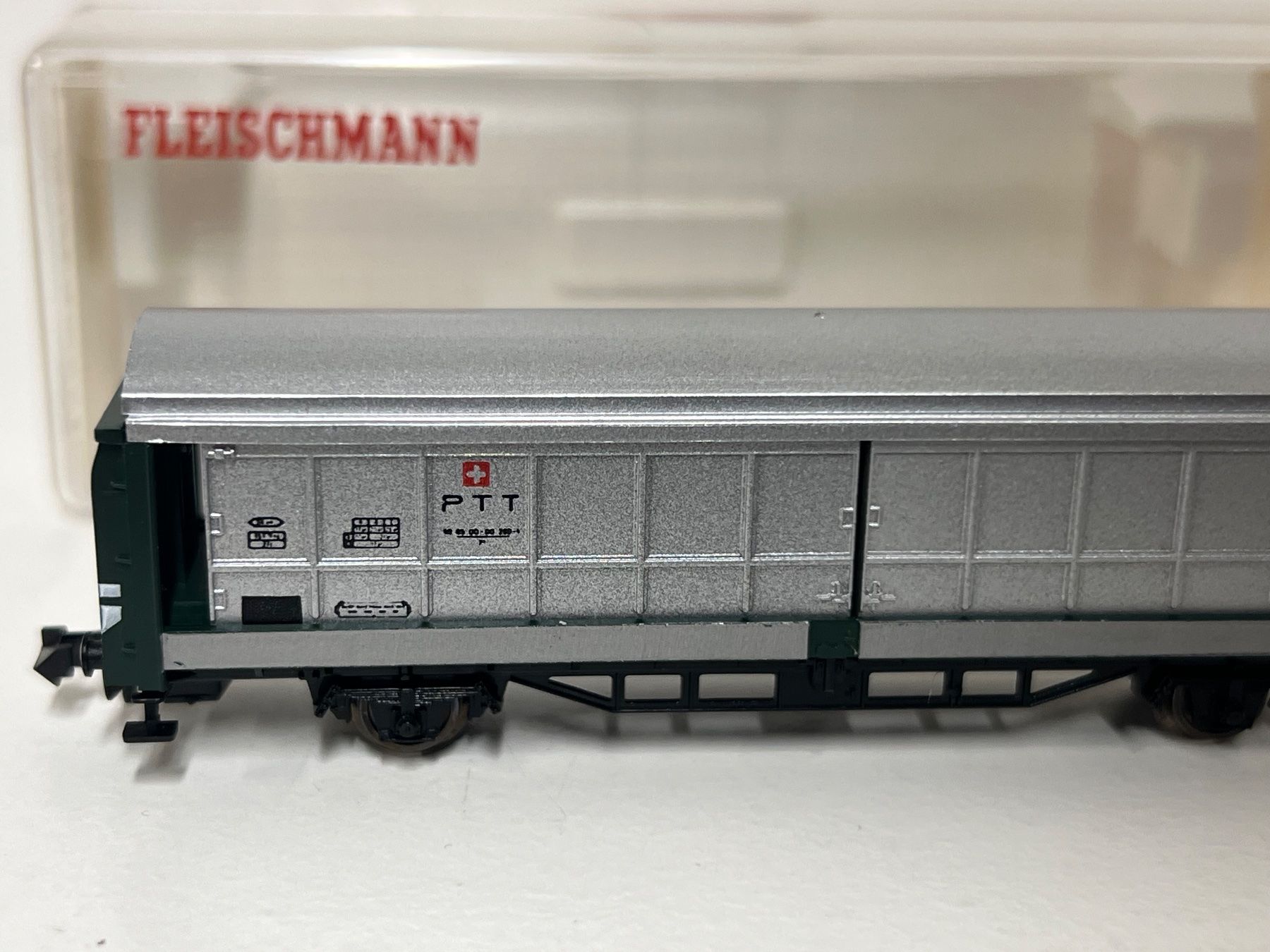 Fleischmann Modellini di ferrovie: FLEISCHMANN 8336  PTT  Spur N – Usato da Neuenhof venduto da ludovicco 1