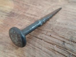 1 antiker Möbel / Fenster Knopf, Schmiedeisen (LOT3150#MBS3)