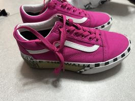 Vans Old Skool, pink/weiss, Gr. 37.5, limited-not for resale