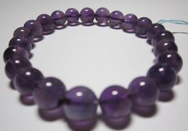 NEU schönes Edelsteinarmband mit natürlichem Amethyst 8mm