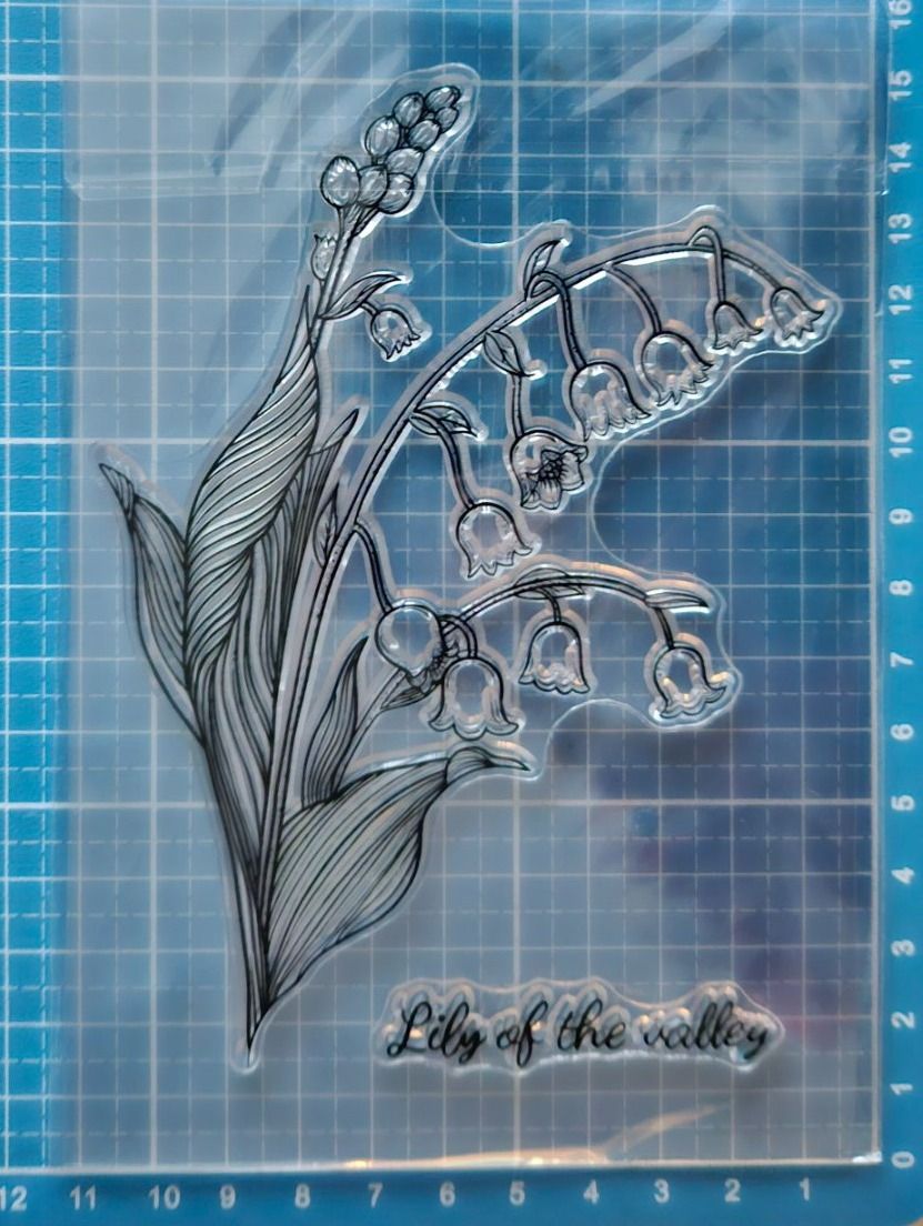 Stempel: Silikonstempel Nr.647, Blume, Maiglöckchen – Neu und originalverpackt aus Gretzenbach von Fliegepilz56 1