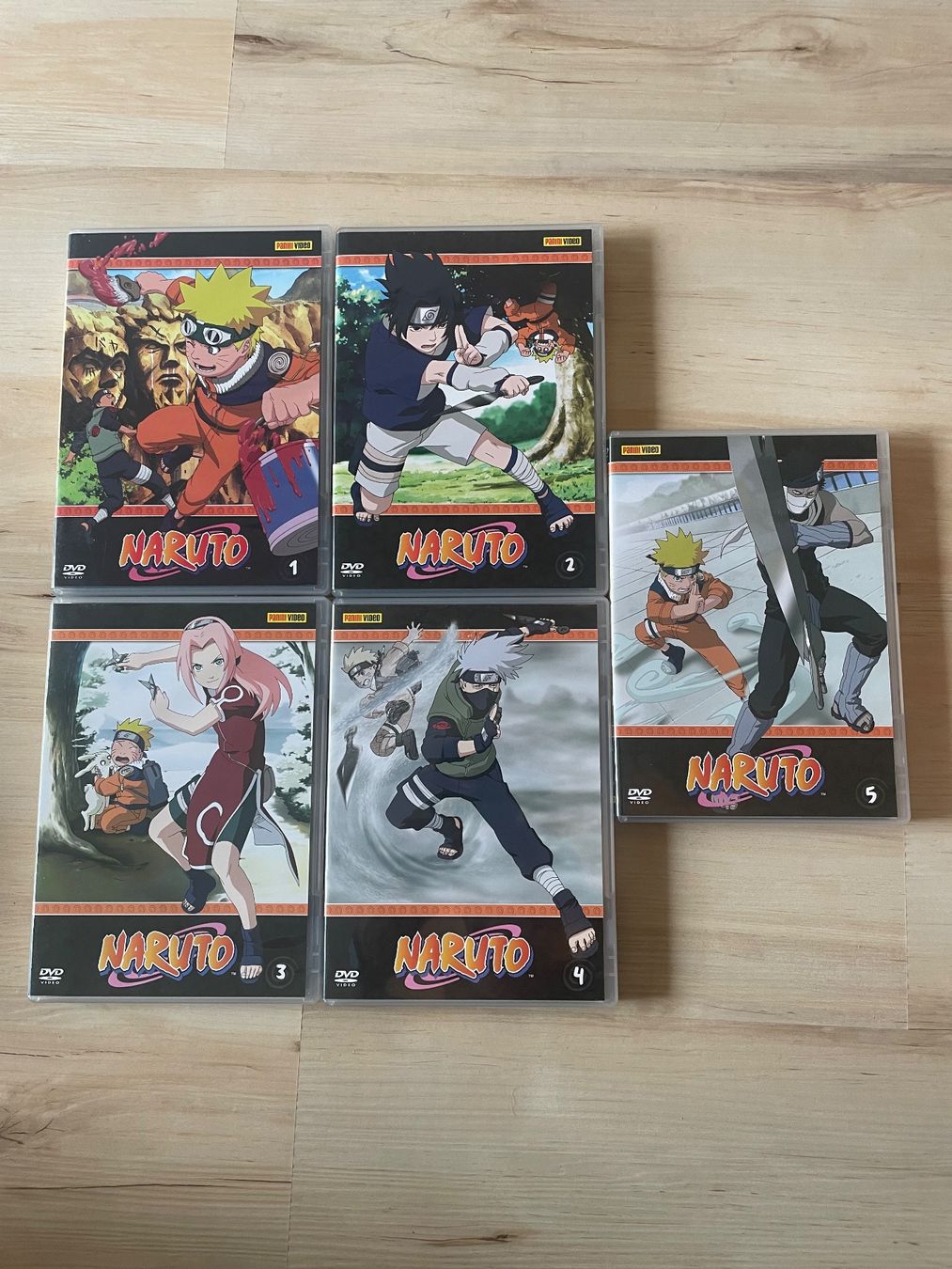 Alle DVDs: Naruto DVD Set 1-5 – Gebraucht aus Wiesendangen von s_n_fcg8
