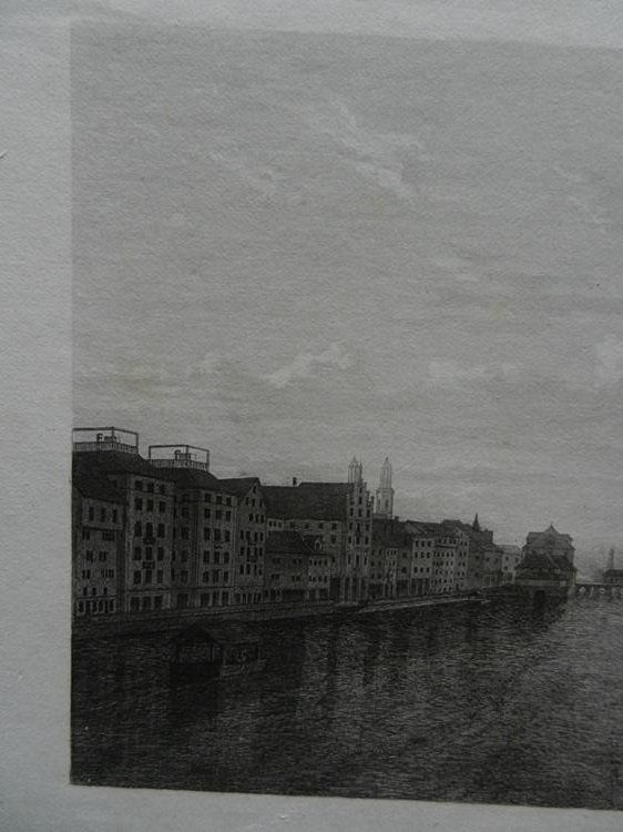 Incisioni: Zürich Schipfe Limmat – Usato da Risch venduto da Rischli15 3