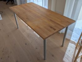 Schreibtisch Massivholz Eiche