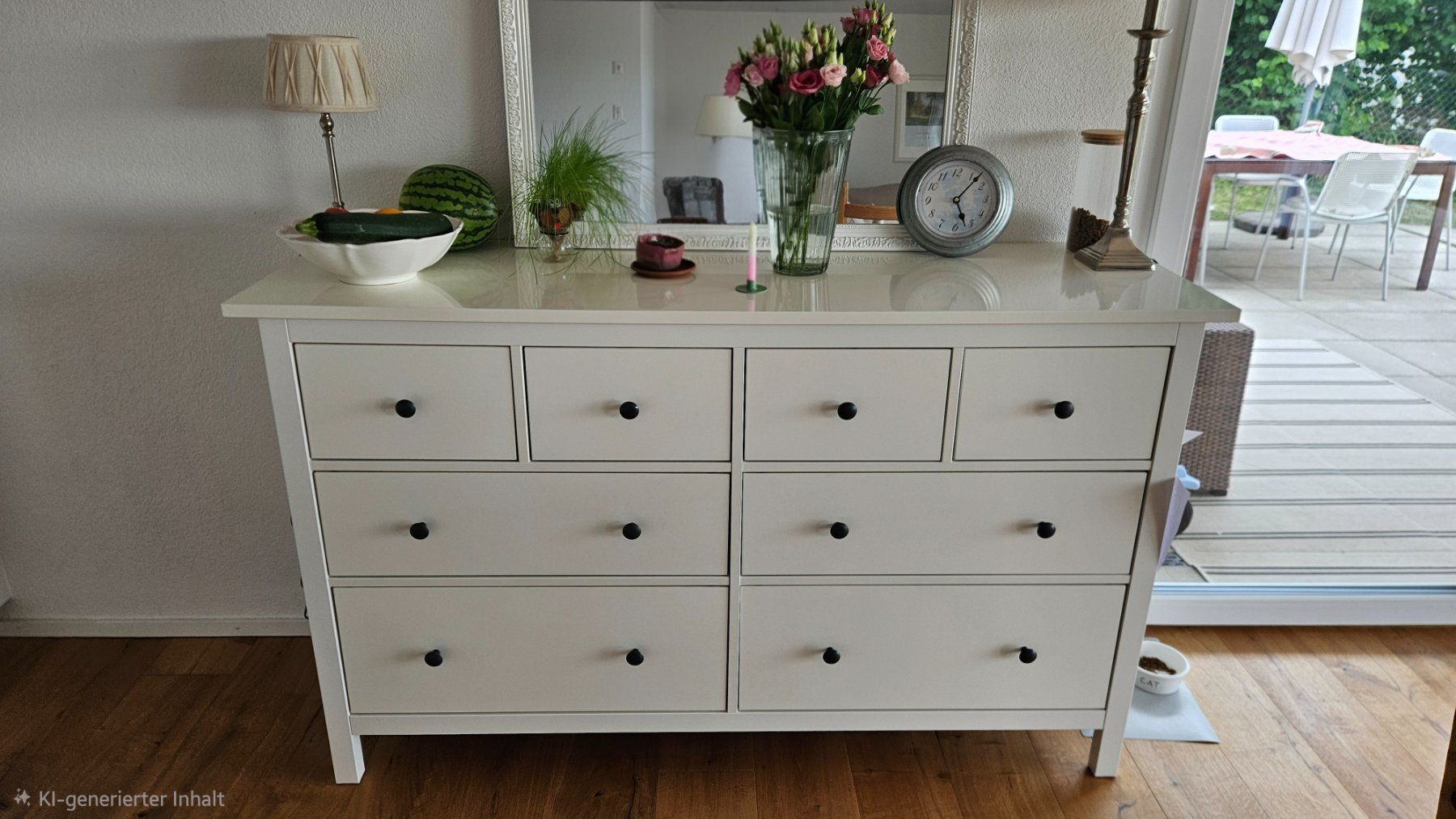 Ikea Commodes: IKEA HEMNES Kommode mit 8 Schubladen, weiß – D'occasion à Bassersdorf par Sunseekker1