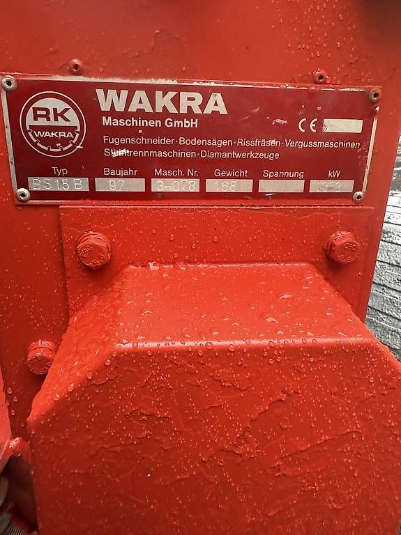 Tutte le macchine: WAKRA BS 15 B  – Usato da Horgen venduto da 11sh 2