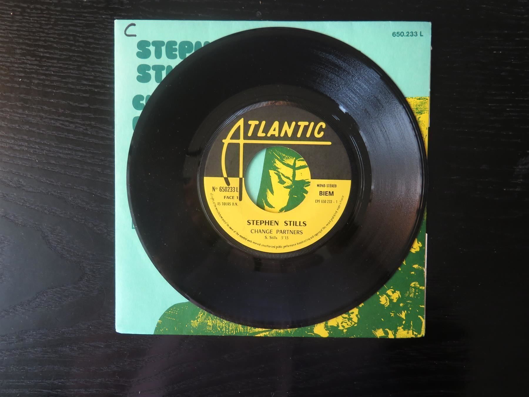 Dischi in vinile: (p) Single STEPHEN STILLS: Change partners 1971 – Usato da Bern venduto da Balzamico 2