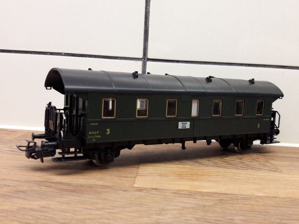 Voiture HO C4ü SBB CFF Pocher Métropolitan Ref 7030 – Occasion (boîte Abîmée, Voiture Neuve)