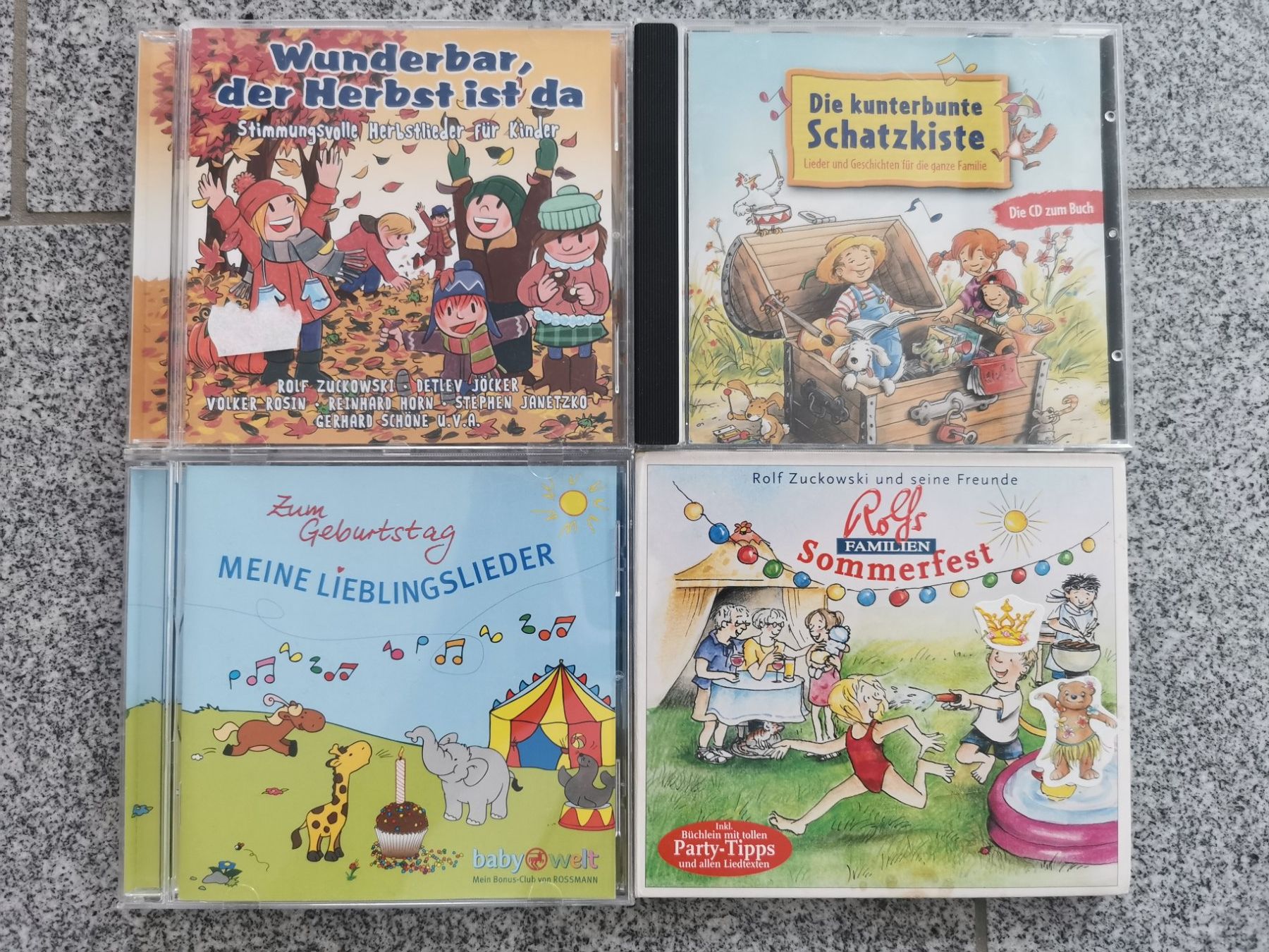 Audiolibri: 4 Kinder CDs mit Liedern - Rolf Zuckowski, Sommer, Herbst – Usato da Tägerschen venduto da mamirockt