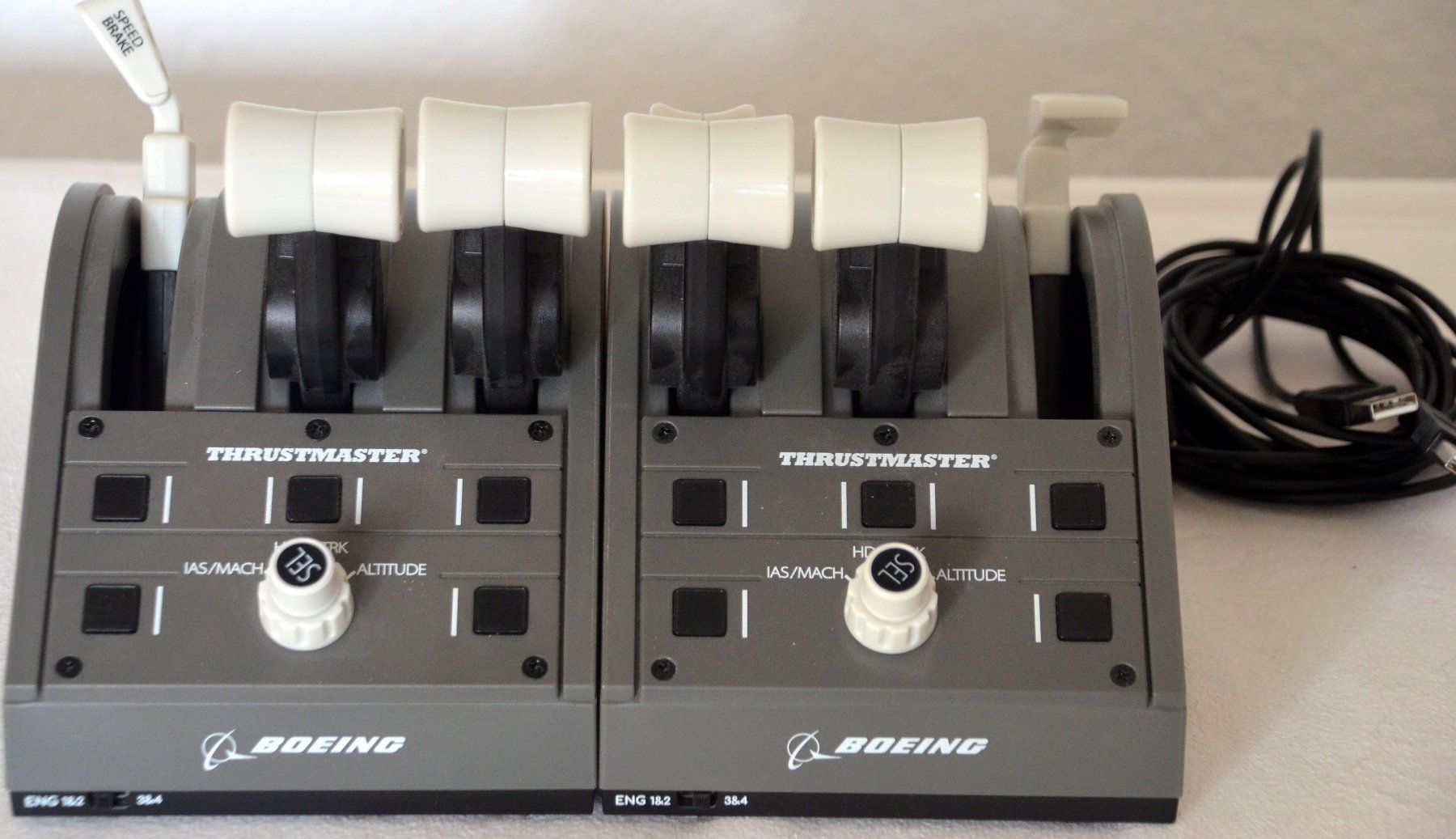 Thrustmaster Controller: Thrustmaster TCA QuadrantBoeing Flight Simulation PC XboxOne – Usato da Collonges venduto da arashee 6