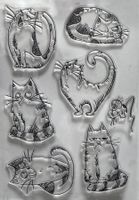 Silikonstempel Katzen