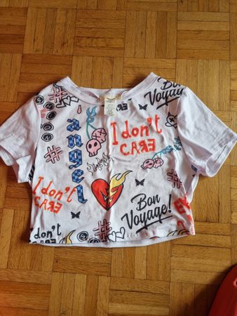 Teenbell T-Shirt, Gr. S, weiss mit Aufdruck, Top Zustand!