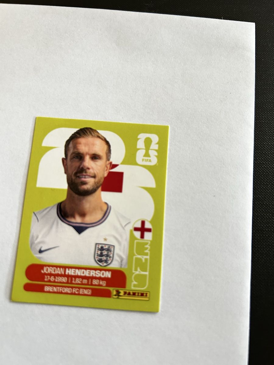 Panini Carte collezionabili: Panini WM 2026 ENG 9 Jordan Henderson – Nuovo e nell'imballaggio originale da Kestenholz venduto da xara03